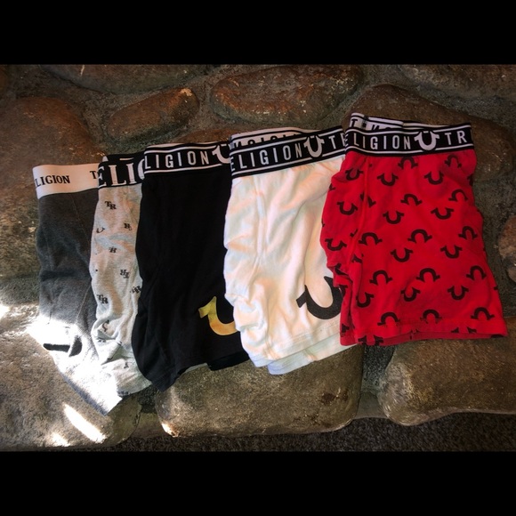 True Religion Underwear & Socks True Religion Mens Boxers 5 Pack